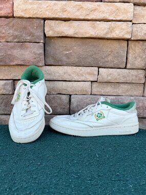 Reebok Club C 85 OG Crest – Chalk / Glen Green / Gold – US 9 / EU 42 (Unisex)